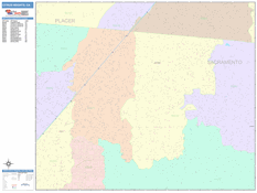 Citrus Heights Digital Map Color Cast Style